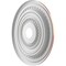 Ekena Millwork Cole PVC Medallion (Canopies up to 6"), 22"OD x 3 1/2"ID x 1"P, Metallic Champagne Pink CMP22COFCP - alternate 5